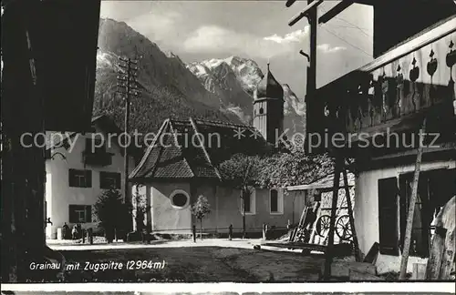 Grainau Dorf Kirche Kat. Grainau