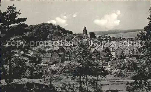 Naumburg Hessen Gesamtansicht Kat. Naumburg