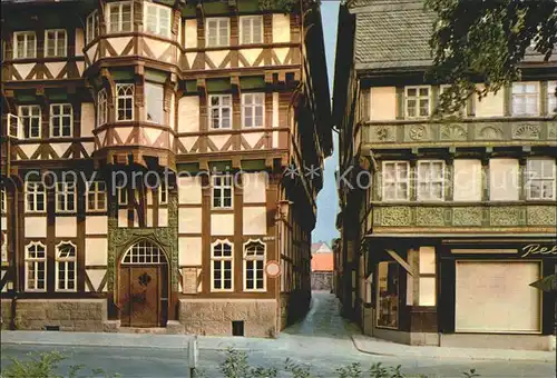 Goslar Marktstrasse Ecke Muenzgasse Kat. Goslar