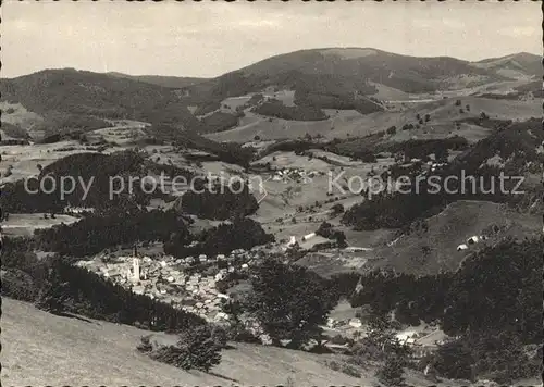 Schoenau Schwarzwald Dorfansicht Kat. Schoenau im Schwarzwald