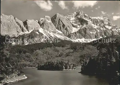 Eibsee Eibsee mit Zugspitze Kat. Grainau