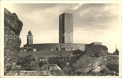 Feldberg Taunus Fernsehsender Aussichtsturm Brunhildisfelsen Kat. Schmitten