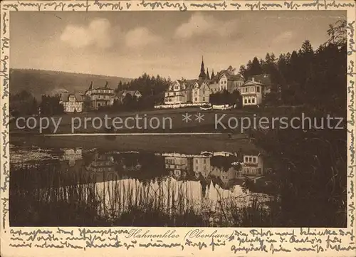 Hahnenklee Bockswiese Harz Teilansicht Gebaeude  Kat. Goslar