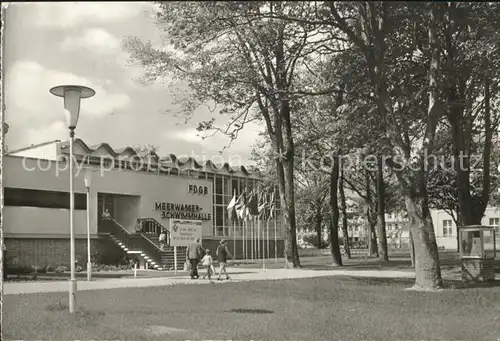 Kuehlungsborn Ostseebad FDGB Meerwasserschwimmhalle  Kat. Kuehlungsborn