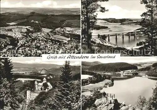 Attendorn Bundesbahn Erholungsheim Burg Schnellenberg  Kat. Attendorn