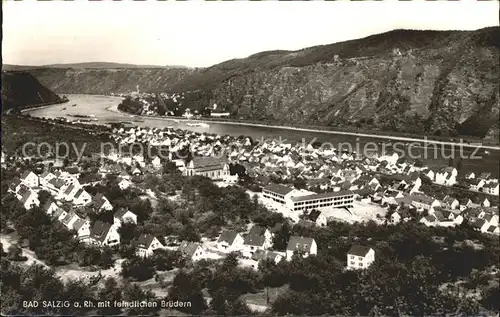 Bad Salzig Panorama am Rhein Kat. Boppard