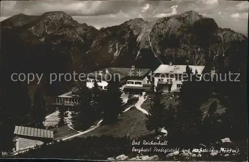 Bad Reichenhall Berghotel Predigtstuhl und Hochstaufen Kat. Bad Reichenhall