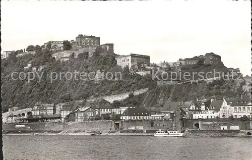 Koblenz Rhein Festung Ehrenbreitstein Kat. Koblenz