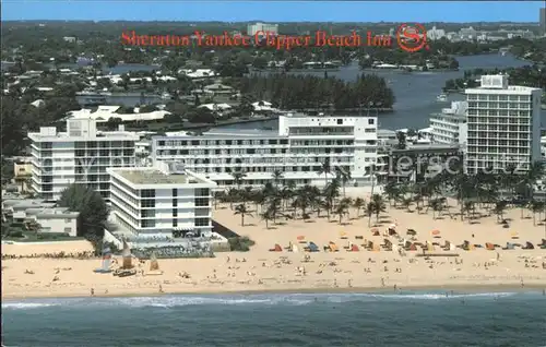 Fort Lauderdale Sheraton Yankee Clipper Beach Inn Fliegeraufnahme Kat. Fort Lauderdale