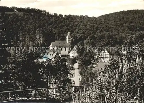 Nordenau Teilansicht Kirche Kat. Schmallenberg