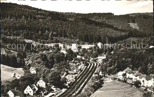 Heigenbruecken Teilansicht Bahnlinie Kat. Heigenbruecken