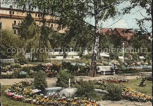 Bad Koenig Odenwald Kurpark mit Kursanatorium Mueller