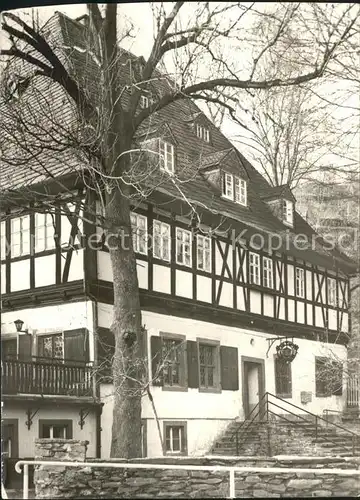 Frohnau Annaberg Herrnhaus am Hammerwerk Museum und Gaststaette Kat. Annaberg