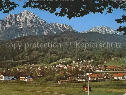 Aufham Anger mit Hochstaufen und Zwiesel Kat. Anger