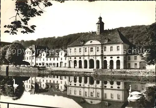 Karlshafen Bad Hafen mit Rathaus Kat. Bad Karlshafen