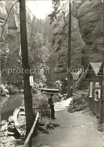 Hinterhermsdorf Obere Schleuse Kat. Sebnitz