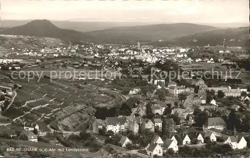 Bad Neuenahr Ahrweiler Panorama mit Landskrone Kat. Bad Neuenahr Ahrweiler