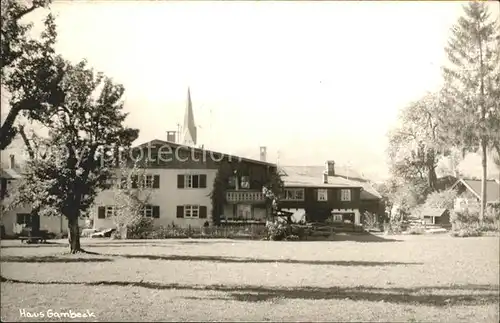 Oberstdorf Haus Gambeck Kat. Oberstdorf