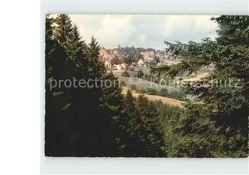 Hohegeiss Harz Blick vom Lampertsberg Hoehenluftkurort Kat. Braunlage