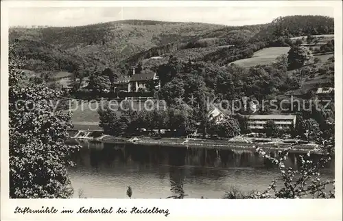 Heidelberg Neckar Stiftsmuehle im Neckartal Kat. Heidelberg