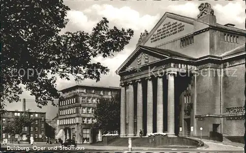 Duisburg Ruhr Oper Stadthaus Kat. Duisburg