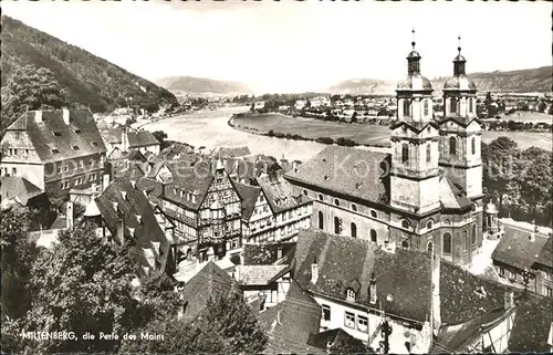 Miltenberg Main Kirchenpartie mit Main Kat. Miltenberg