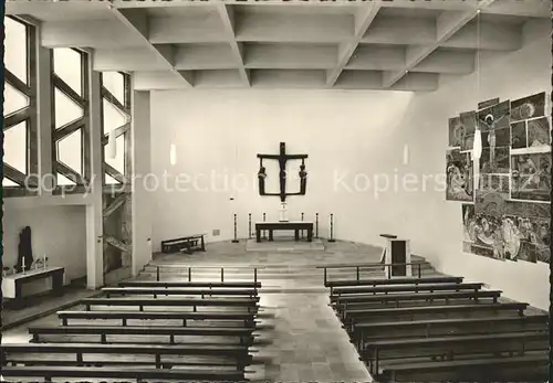 Berlin Hansaviertel Kirche St. Ansgar innen Kat. Berlin