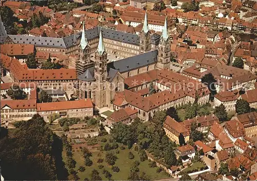 Bamberg Dom Fliegeraufnahme Kat. Bamberg