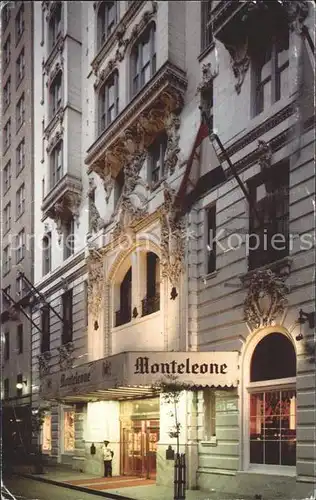 New Orleans Louisiana Hotel Monteleone Eingang Kat. New Orleans