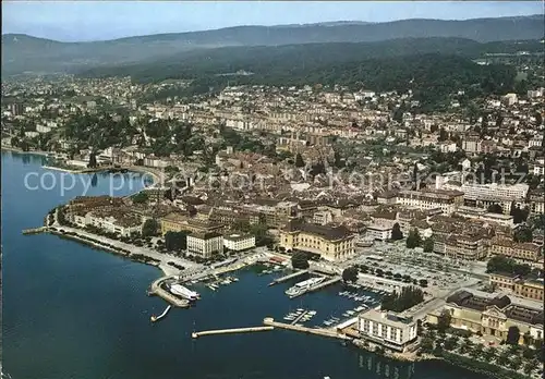 Neuchatel NE Vue aerienne Kat. Neuchatel