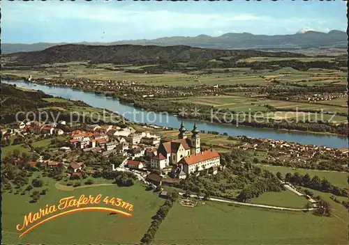 Maria Taferl Barocke Basilika Fliegeraufnahme Kat. Maria Taferl Donau