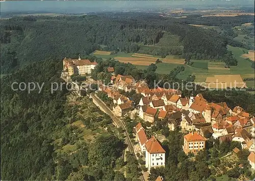 Langenburg Wuerttemberg Schloss Fliegeraufnahme Kat. Langenburg