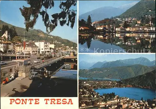 Ponte Tresa Teilansichten Bruecke Luganersee Kat. Ponte Tresa