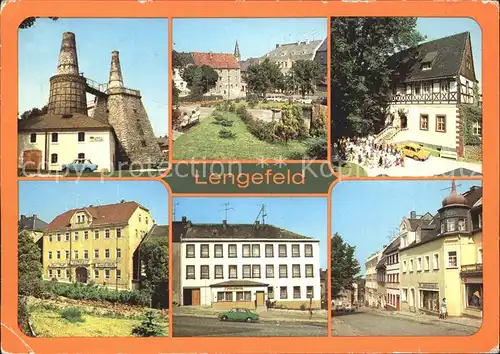 Lengefeld Erzgebirge Kalkwerk Museum Markt Schloss Rauenstein Kinderkurheim Klubhaus Ferienheim Kat. Lengefeld Erzgebirge