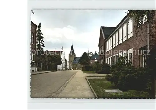 Niederkruechten Dr. Lindemann Strasse Schule Kirche  Kat. Niederkruechten