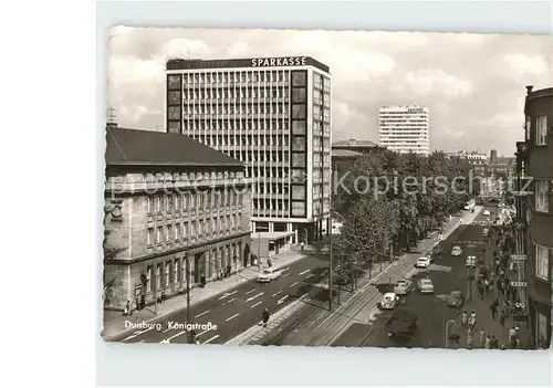 Duisburg Ruhr Koenigstrasse Sparkasse  Kat. Duisburg