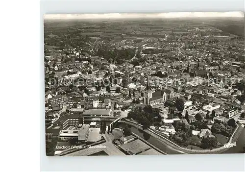 Bocholt Westfalen Fliegeraufnahme Stadtmitte Kat. Bocholt