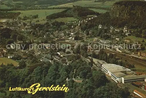 Gerolstein Auberg Munterley Fliegeraufnahme Kat. Gerolstein