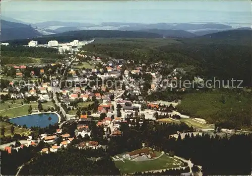 Hahnenklee Bockswiese Harz Fliegeraufnahme Kat. Goslar