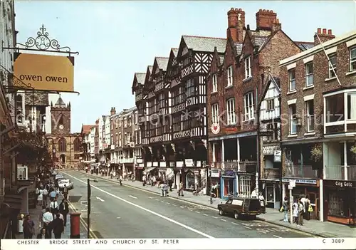 Chester Cheshire Bridge Street Church St. Peter / Chester /Cheshire CC