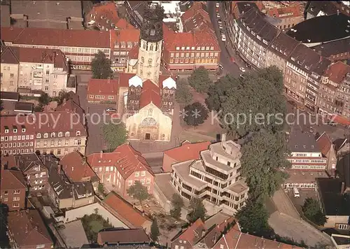 Muenster Westfalen St. Ludgeri Fliegeraufnahme Kat. Muenster