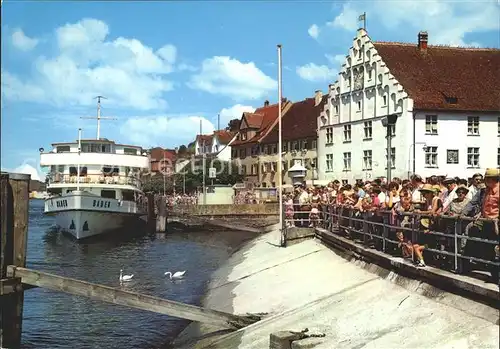 Meersburg Bodensee Hafen Kat. Meersburg