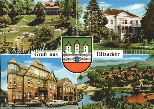 Hitzacker Elbe Rathaus Schloss  Kat. Hitzacker (Elbe)