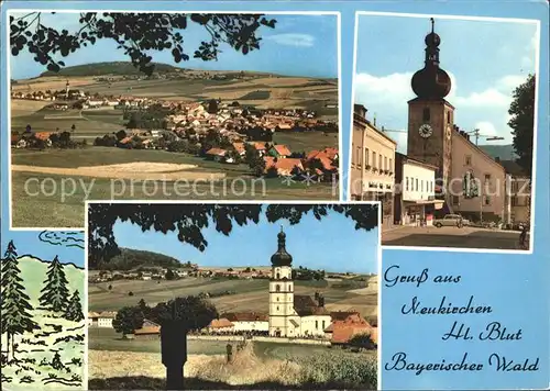 Neukirchen Heilig Blut Kirche Gesamtansicht  Kat. Neukirchen b.Hl.Blut