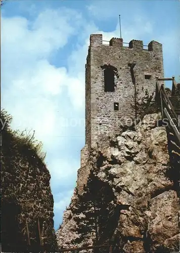 Regen Burgruine Weissenstein Kat. Regen