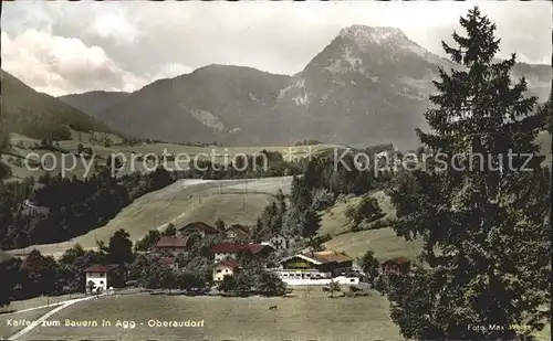 Oberaudorf Kaffee zum Bauern in Agg Kat. Oberaudorf