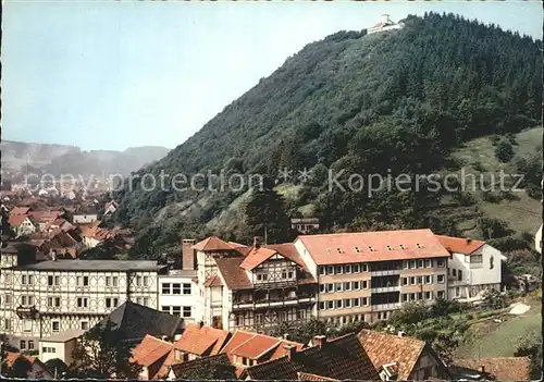 Bad Lauterberg Kneipp Sanatorium St Benno Stift mit Blick zum Hausberg Heilbad Kat. Bad Lauterberg im Harz