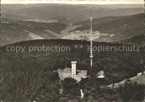 Luedenscheid Nordhelle mit Kolbturm und UKW Sender Kat. Luedenscheid