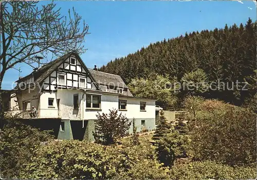 Zueschen Sauerland Gasthof Pension Tausch Kat. Winterberg