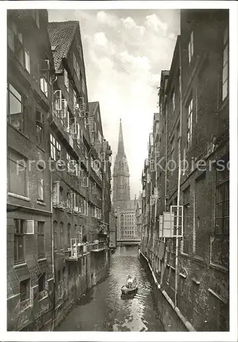 Hamburg Steckelhoernfleet Nicolaikirche Kat. Hamburg